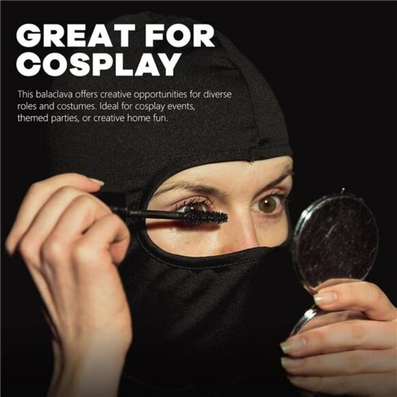 Fuinloth Balaclava Ski Mask, Motorcycle UV Protector Scarf, Summer Cooling Neck - Picture 7 of 8